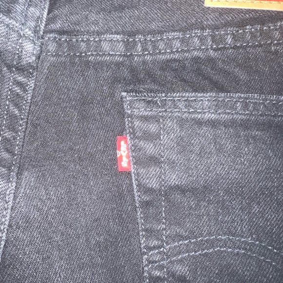 DENIM TEARS MONO WREATH JEANS, ALL BLACK WITH BLACK PRINT - Picture 3 of 7